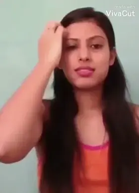 🔥🥰Shy Desi Girl removes her panties and starts playing with Dildo on skype call🥰🔥