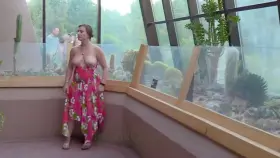 Come to the Botanic Gardens for the flora, stay for the titties