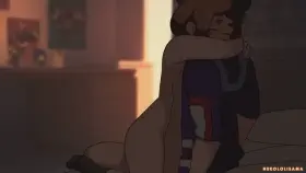 Ochako riding Deku [Nekololisama]