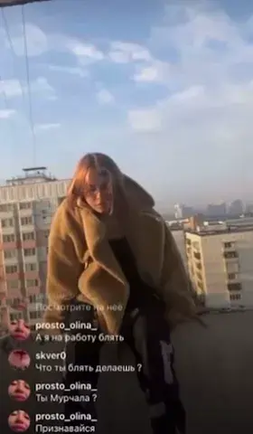 Russian girl throws herself off of bridge while on Instagram live