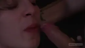 Man enjoys sucking two cocks