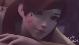 DVa Doggystyle Squirt Creampie (RashNemain)