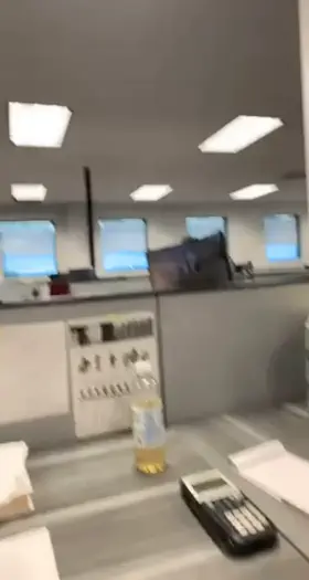 What if you caught me stroking my cock in my cubicle?