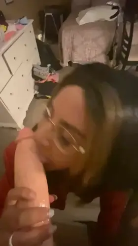 Pawg Homemade Hotwife White Girl Blowjob Sloppy Sucking MILF Porn GIF by mzkitty96