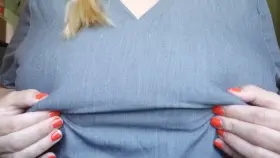 A drop is the perfect way to break in these new scrubs...