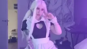 your maid was very naughty today, punish her