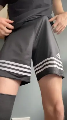 Skinny white teen with a pipe