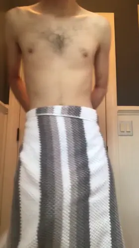 What would you do if I dropped the towel in front of you?