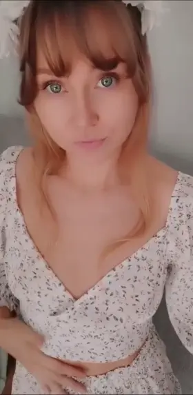 Hope you like what's up my skirt 🥰