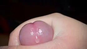 Dying for someone to suck the precum off my cock head.