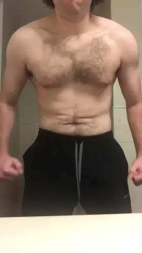 Taking my cut cock out of my pants