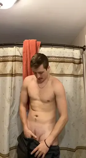 No boxers to the gym, was hoping someone would like my dick print.