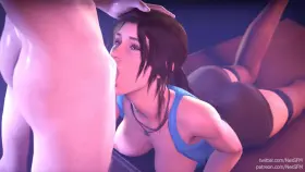 Lara face-fucked (Nes, Evilaudio) [Tomb Raider]