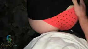 Asian babe creampied by the lake (Spring Blooms)