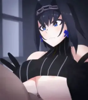 Kronii with paizuri big tits cum (skello)