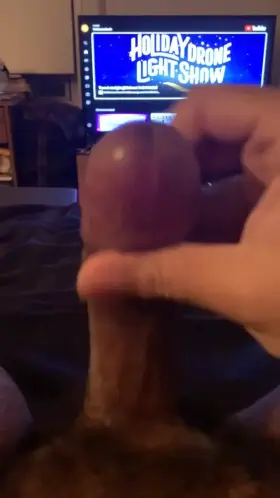 Covered my cock in cum