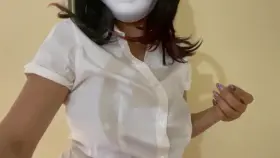 Showing a peek of my boobs [f]