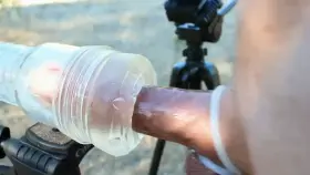Fleshlight Masturbation Outdoors