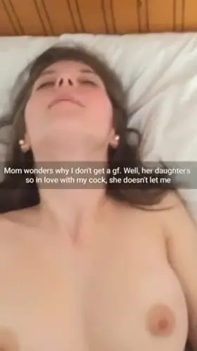 You can see the bliss on her face she has while getting fucked by her step brother