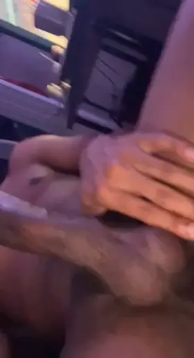 BBC Homemade Masturbating Oiled Solo Porn GIF