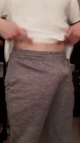 Gotta love grey sweatpants