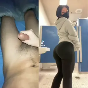 Tiktok thot with a massive load