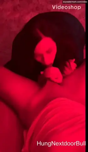 Her first time working another man's cock in front of the fiancé