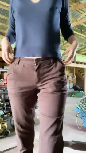 Having a little fun in the barn. Think anyone saw me?