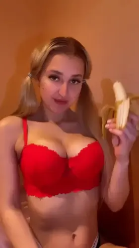 they look so big in this bra don't they.. but don't get distracted by me sucking hehe