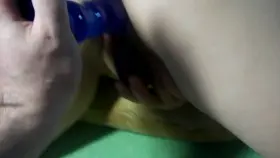 Lelo Lily ...my favorite sextoy and first time blue strap-on dildo in my pussy