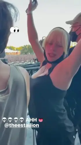 Billie bouncing her big juicy milkers