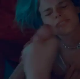 Daddy’s monster cock dropping a fat load on my slut face