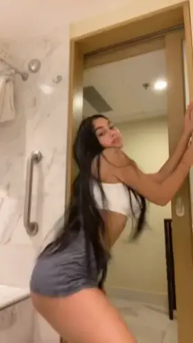 At least she tried.. but that ass is huge.