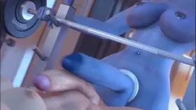 Shepard and Liara (imflain) [Mass Effect]