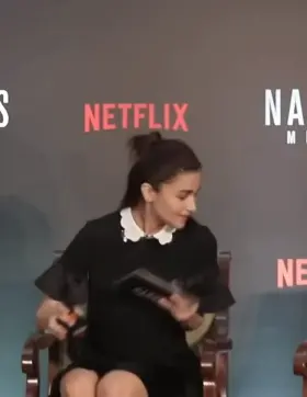 Alia Bhatt innocently shows her upskirt