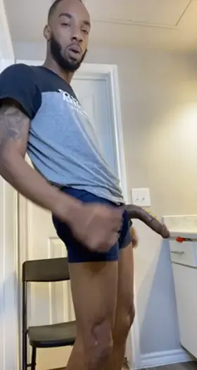 Woke up this morning my dick was on rock hard....