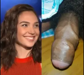 Gal Gadot seems thirsty...