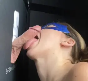 Mouth overflowing cumshot in the gloryhole - Full video is 7 minutes [video]