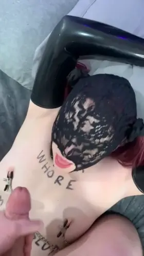 [M]aster [f]eeding me his cum 😍