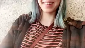 Trying to be sneaky flashing my pussy on the street 😇