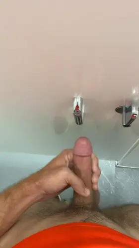 Hope nobody walks in the restroom