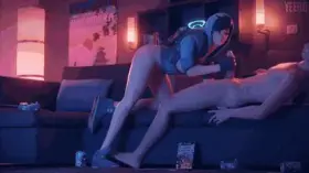 DVA makes light work of the penis (Yeero) [Overwatch]