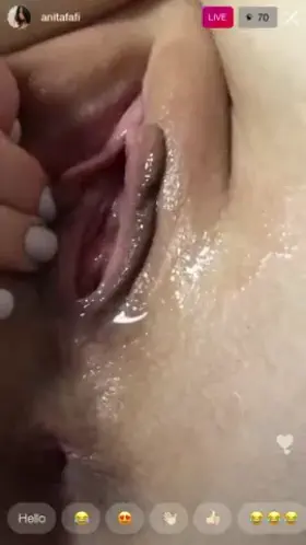 Insta caught - Are her holes pretty enough?