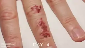 Tame, but neat. Reverse gore.