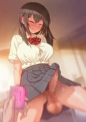 Cute futanari playing whit her dick!