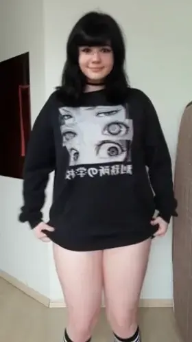 What I hide under my sweatshirt