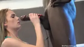 Can't even put half of it in her mouth: Still gives amazing head.