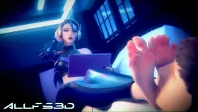 Kai'sa foot worship ( ALLFS3D )[League of legends]