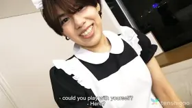 It's a nice day for Hinata Nanase to cheat on her husband by sucking cock!