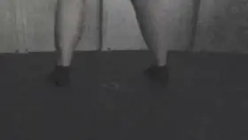 Naughty public pee at night